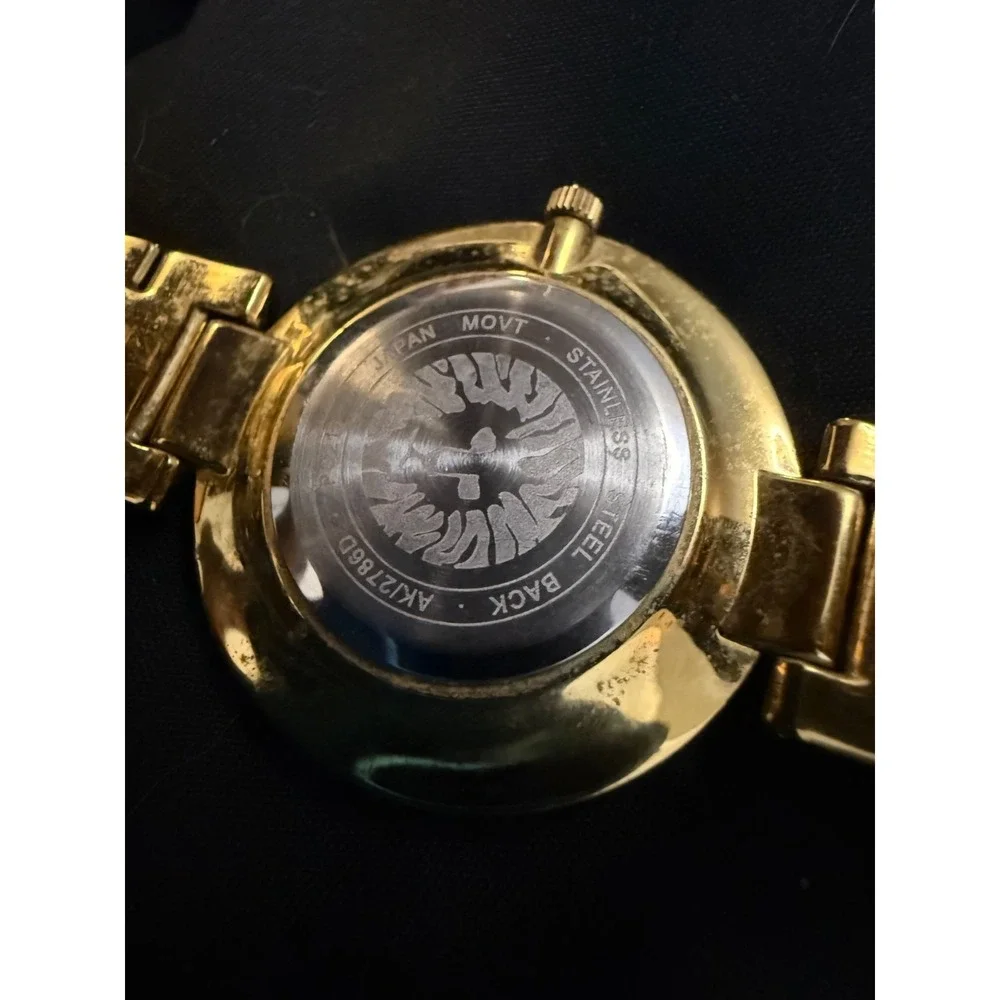 Anne Klein watch gold tone